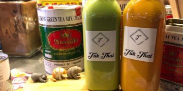充滿異國情調的中壢夜市手搖飲 以泰國茶葉、進口煉乳打造現點現泡質感泰奶