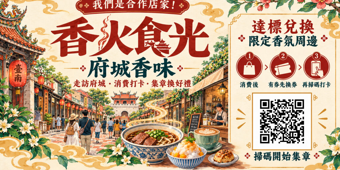 香火食光串聯首波30家店家 邀民眾循著香氣與美食探索府城